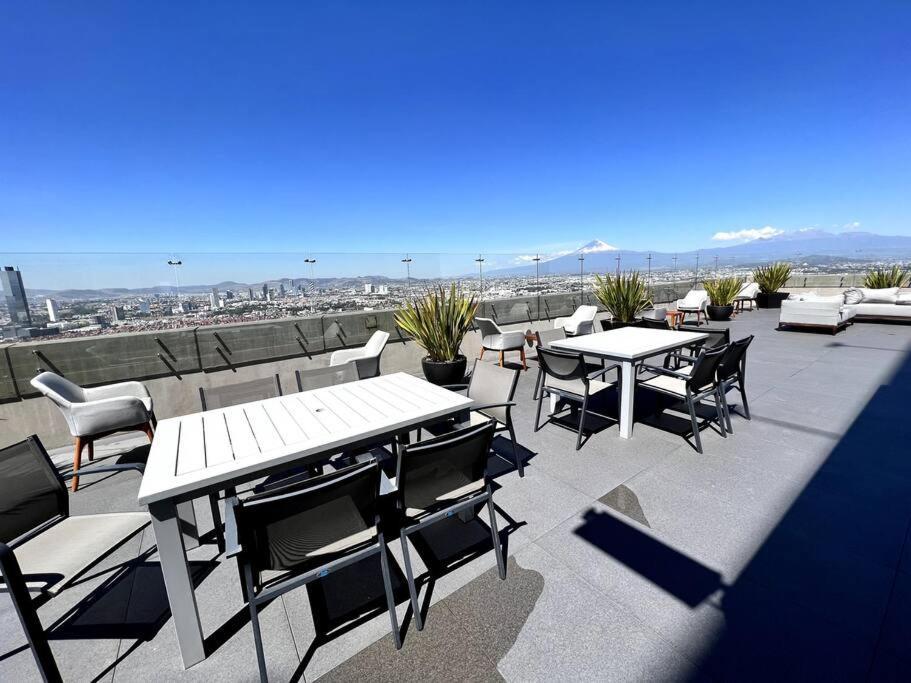 Luxury 3Br Apartment W Pool, Spa & Stunning Views Puebla Extérieur photo
